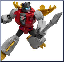 Snarl (Robot Mode) (1/9) from Transformers - Galaxy Version 04 - Fractured Space-Time manufactured by Blokees [Loose]