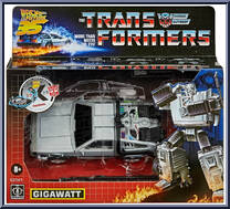 Gigawatt from Transformers - Collaborative - Back to the Future manufactured by Hasbro [Front]
