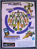 Dead End from Transformers - Construct-Bots - Scout manufactured by Hasbro [Back]