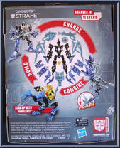 Strafe from Transformers - Construct-Bots - Scout manufactured by Hasbro [Back]
