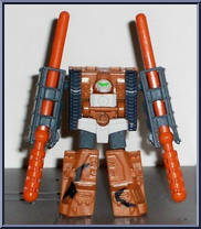 Shockwave vs Tankor from Transformers - Cybertron - Mini-Cons manufactured by Hasbro [Tankor Robot Mode]