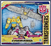 Bumblebee / Ocean Storm from Transformers - Cyberverse - Power of the Spark - Battle Class manufactured by Hasbro [Front]