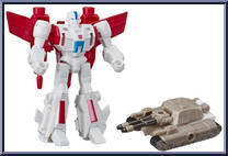 Jetfire / Tank Cannon from Transformers - Cyberverse - Power of the Spark - Battle Class manufactured by Hasbro [Loose]