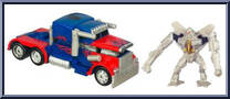 Optimus Prime vs Starscream from Transformers - Dark of the Moon - Speed Stars Mini Changers manufactured by Hasbro [Loose]