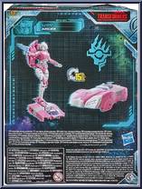 Arcee from Transformers - Earthrise War for Cybertron - Deluxe Class manufactured by Takara [Back]