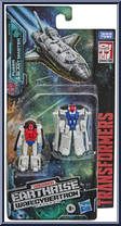 Fuzer & Blast Master from Transformers - Earthrise War for Cybertron - Micromaster manufactured by Takara [Front]