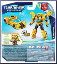 Bumblebee from Transformers - EarthSpark - Warrior Class manufactured by Hasbro [Back]