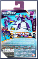 Shockwave from Transformers - EarthSpark - Deluxe manufactured by Hasbro [Back]
