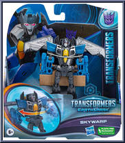 Skywarp from Transformers - EarthSpark - Warrior Class manufactured by Hasbro [Front]