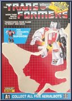 Air Raid from Transformers - Generation 1 - Series 3 manufactured by Hasbro [Back]