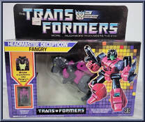 Fangry (Headmaster) from Transformers - Generation 1 - Series 5 manufactured by Hasbro [Front]