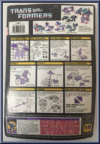 Seawing from Transformers - Generation 1 - Series 5 manufactured by Hasbro [Back]