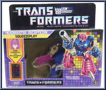 Squeezeplay (Headmaster) from Transformers - Generation 1 - Series 5 manufactured by Hasbro [Front]