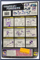 Tentakil from Transformers - Generation 1 - Series 5 manufactured by Hasbro [Back]