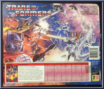 Trailbreaker from Transformers - Generation 1 - Series 1 manufactured by Hasbro [Back]