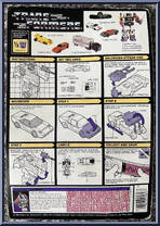 Wildrider from Transformers - Generation 1 - Series 3 manufactured by Hasbro [Back]