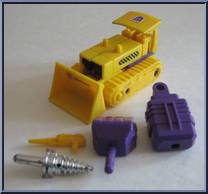 Bonecrusher from Transformers - Generation 2 - Series 1 manufactured by Hasbro [Loose]