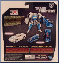 Tailgate & Groundbuster from Transformers - Generations - Thrilling 30 - Legends Class manufactured by Hasbro [Back]
