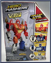 Rodimus from Transformers - Hero Mashers - Basic Series manufactured by Hasbro [Back]