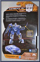 Electrostatic Jolt from Transformers - Hunt for the Decepticons - Deluxe Class manufactured by Hasbro [Back]