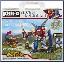 Beast Blade Optimus Prime from Transformers - Beast Hunters manufactured by Kre-O [Front]