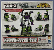 Devastator from Transformers - Combiners manufactured by Kre-O [Back]