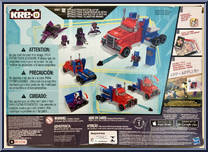 Optimus Prime Beast Blaster from Transformers - Robots in Disguise manufactured by Kre-O [Back]