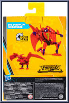 Evil Predacon Terrorsaur from Transformers - Legacy - Buzzworthy & Bumblebee - Deluxe Class manufactured by Hasbro [Back]