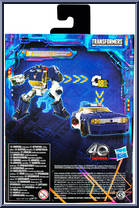 Chase (Rescue Bots Universe) from Transformers - Legacy - United - Deluxe Class manufactured by Hasbro [Back]