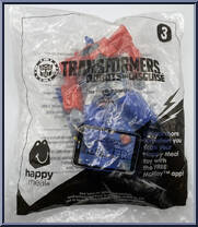 Optimus Prime from Transformers - Robots in Disguise - 2015 manufactured by McDonald's [Front]