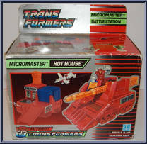 Hot House (with Fire Station) from Transformers - Micromasters - Micromaster Stations manufactured by Hasbro [Front]