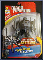 Blackout (Gyro Blade) from Transformers - Movie - Fast Action Battlers manufactured by Hasbro [Front]