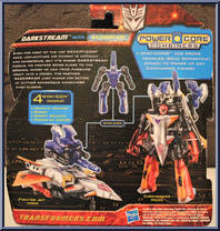 Darkstream / Razorbeam from Transformers - Power Core Combiners - 2-Packs manufactured by Hasbro [Back]