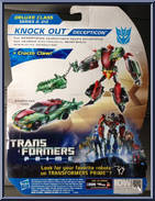 Knock Out from Transformers - Prime - Beast Hunters - Deluxe Class manufactured by Hasbro [Back]