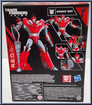 Knock Out (Prime) from Transformers - R.E.D. - Basic Series manufactured by Hasbro [Back]