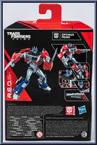 Optimus Prime (Prime) from Transformers - R.E.D. - Basic Series manufactured by Hasbro [Back]