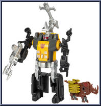Ramhorn / Bombshell from Transformers - Retro - 40th Anniversary manufactured by Hasbro [Loose]