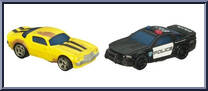 Bumblebee vs Barricade from Transformers - Revenge of the Fallen - RPM Battle Series manufactured by Hasbro [Loose]