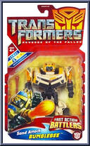 Bumblebee (Sand Attack) from Transformers - Revenge of the Fallen - Fast Action Battlers manufactured by Hasbro [Front]