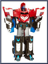 Optimus Prime (Mega) from Transformers - Robots in Disguise (2015) - 1-Step Changers manufactured by Hasbro [Loose]