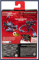 Scorponok (Deluxe Class) from Transformers - Studio Series - Rise of the Beasts manufactured by Hasbro [Back]
