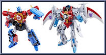Optimus Prime / Starscream (Comic Edition) from Transformers - Timelines manufactured by Takara [Loose]