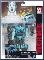 Flintlock & Sergeant Kup from Transformers - Titans Return - Deluxe manufactured by Hasbro [Front]