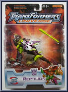 Reptilion from Transformers - Universe - Deluxe Class manufactured by Hasbro [Front]