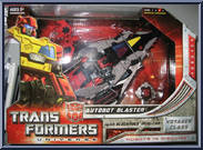 Autobot Blaster with Mini-Con Blackrock (Classics Series)  from Transformers - Universe 2008 - Voyager Class manufactured by Hasbro [Front]