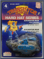 Excavator-Man from Transistor Robots - Hard Hat manufactured by Four Star [Front]