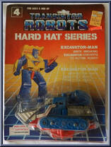 Excavator-Man from Transistor Robots - Hard Hat manufactured by Four Star [Front]
