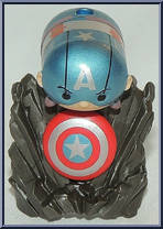 Captain America (Combat Uniform) from Tsum Tsum - Marvel - Basic Series manufactured by Jakks Pacific [Loose]