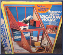 Summer-Winter Vacation House Action Figure