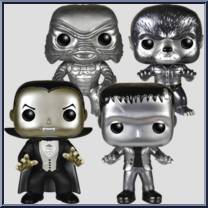 4-Pack (Black & White) (Metallic) Action Figure